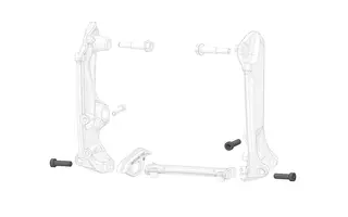 Stark Festebolt Til ramme/skliplate