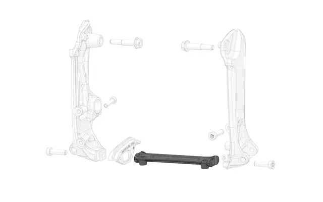 Stark Bunnramme Aluminiumssmidd 