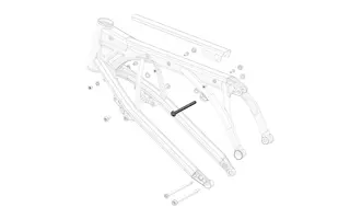 Stark Monteringsskrue Til festing av batteri i ramme