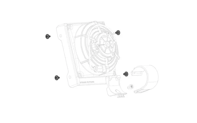 Stark Festeskrue Til kjølevifte 