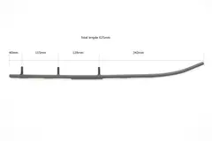 Styreskinne Arctic Cat X-Calibar II Koromant, Selges parvis