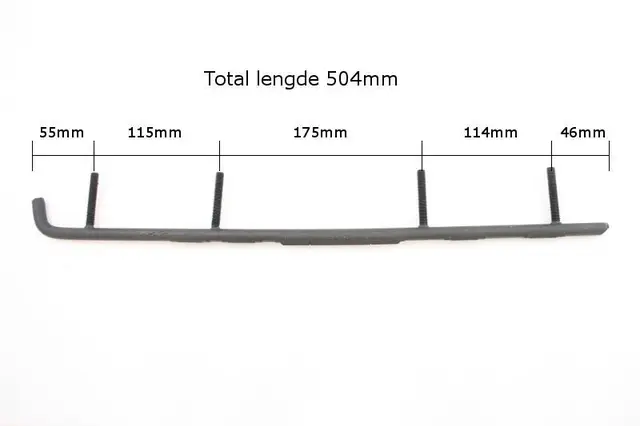 Styreskinne Arctic Cat Snøscooter X-Calibar II Koromant