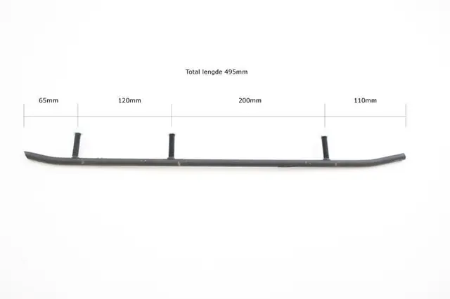 Styreskinne Ski-Doo Snøscooter Lengde 495mm, 8/32mm bolter, Stk 