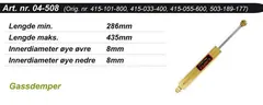 St&#248;tdemper Ski-Doo/Lynx Kimpex Gold 415101800/415033400/415055600/503189177