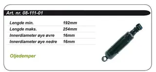 St&#248;tdemper Arctic Cat - Olje OEM: 0603-098 0603-099 0603-023