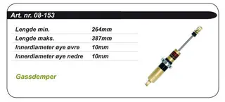 St&#248;tdemper Arctic Cat Kimpex Gold - Gass 1603-436/0603-792/0703-714/0703-715