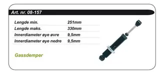 St&#248;tdemper Polaris - Gass 7041282/84, 7041124/44/43/