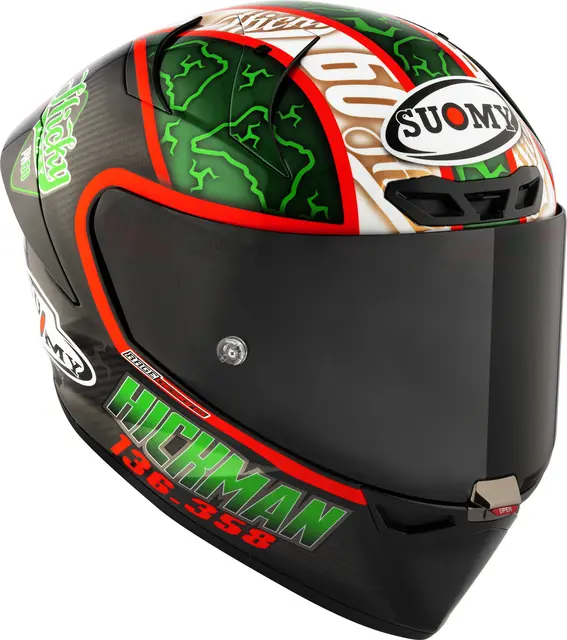 Suomy S1-XR GP Hickman Replica FIM M Ultimate racinghjelm FIM og ECE 22-06 