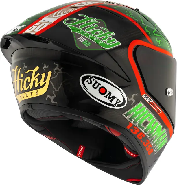 Suomy S1-XR GP Hickman Replica FIM M Ultimate racinghjelm FIM og ECE 22-06 