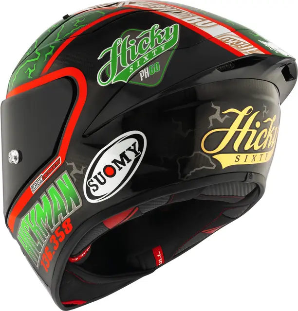 Suomy S1-XR GP Hickman Replica FIM M Ultimate racinghjelm FIM og ECE 22-06 