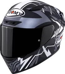 Suomy Track-1 Sam Lowes 2025 M.Sort  M Racinghjelm Ventilert 3komponent fiber