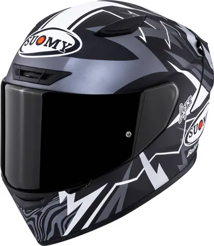 Suomy Track-1 Sam Lowes 2025 M.Sort Racinghjelm Ventilert 3komponent fiber