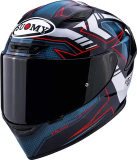 Suomy TX-PRO Flawless Hvit Racinghjelm Ventilert 3komponent skall