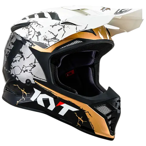 KYT Skyhawk MX Jarvis Sign Premium MX-hjelm, 3komp.fiber ECE 22-06