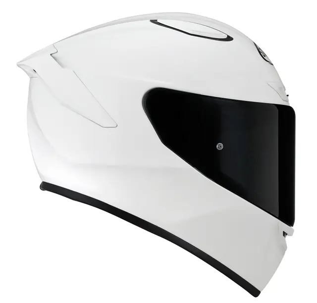 Suomy Track-1 Plain Hvit  XS Racinghjelm Ventilert 3komponent fiber 