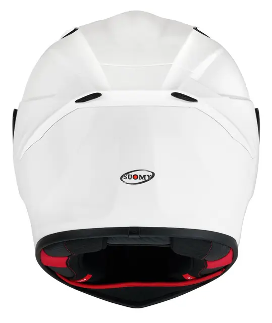 Suomy Track-1 Plain Hvit  XS Racinghjelm Ventilert 3komponent fiber 