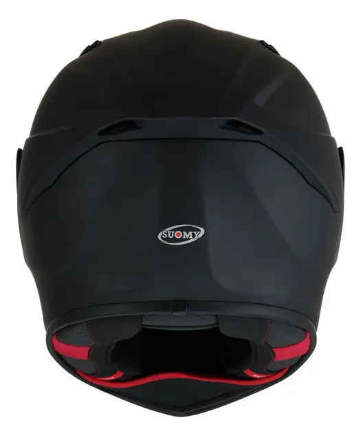 Suomy Track-1 Plain Matt Sort  S Racinghjelm Ventilert 3komponent fiber 