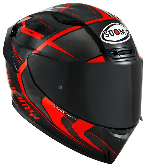 Suomy TX-PRO Advance Rød  S Racinghjelm Ventilert 3komponent skall 