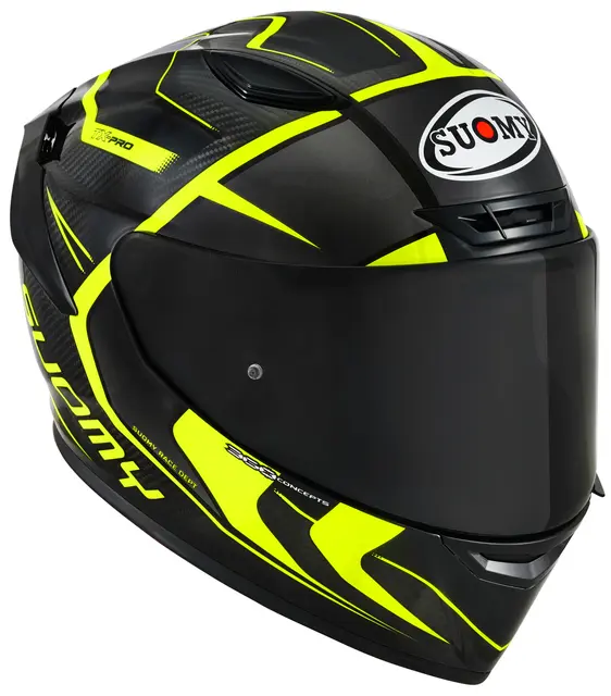 Suomy TX-PRO Advance Gul  S Racinghjelm Ventilert 3komponent skall 
