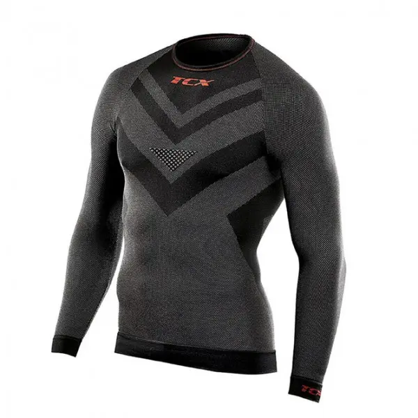 TCX Roundneck Lang Sleeve Girocollo Mani Teknisk undertøy Thermo regulerende lett 