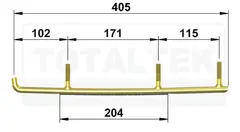 Totaltek Racing Styreskinne Arctic Cat og C&amp;A Pro Sn&#248;scooter Selges Parvis, Koromant, Racing