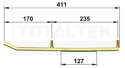 Totaltek Styreskinne - Lynx &amp; Ski-Doo Selges Parvis, Koromant, Utility
