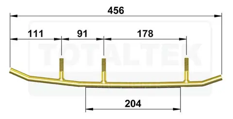 Totaltek Styreskinne Lynx snøscooter og Blade SLP ski Selges Parvis, Koromant, Racing