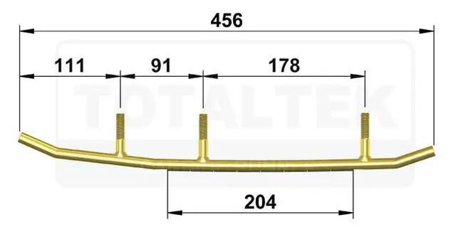 Totaltek Styreskinne Lynx snøscooter og Blade SLP ski