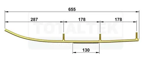 Totaltek Styreskinne - Polaris Selges Parvis, Koromant, Sprint