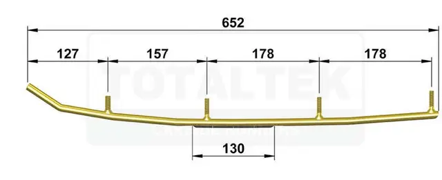 Totaltek Styreskinne - Polaris Selges Parvis, Koromant, Sprint 