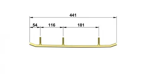 Totaltek Styreskinne - Polaris Selges Parvis, Zero - Uten Koromant