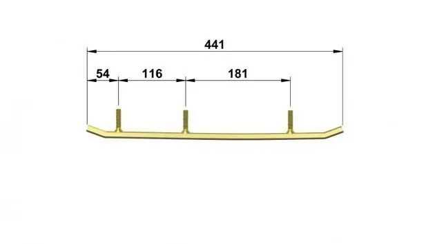 Totaltek Styreskinne - Polaris Selges Parvis, Zero - Uten Koromant 