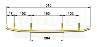Totaltek Styreskinne - Lynx &amp; Ski-Doo Selges Parvis, Koromant, Racing