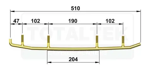 Totaltek Styreskinne - Lynx &amp; Ski-Doo Selges Parvis, Koromant, Racing