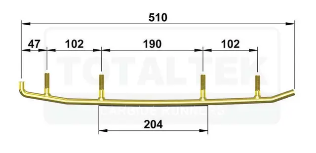 Totaltek Styreskinne - Lynx & Ski-Doo Selges Parvis, Koromant, Racing 