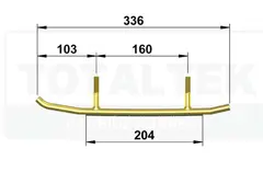 Totaltek Styreskinne - Lynx &amp; Ski-Doo Selges Parvis, Koromant, Racing