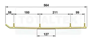 Totaltek Styreskinne - Yamaha Selges Parvis, Koromant, Sport