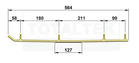 Totaltek Styreskinne - Yamaha Selges Parvis, Koromant, Sport