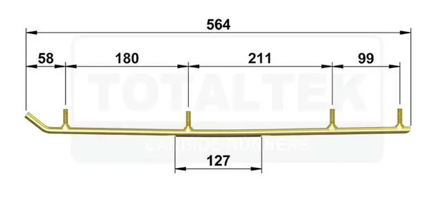 Totaltek Styreskinne - Yamaha Selges Parvis, Koromant, Sport 