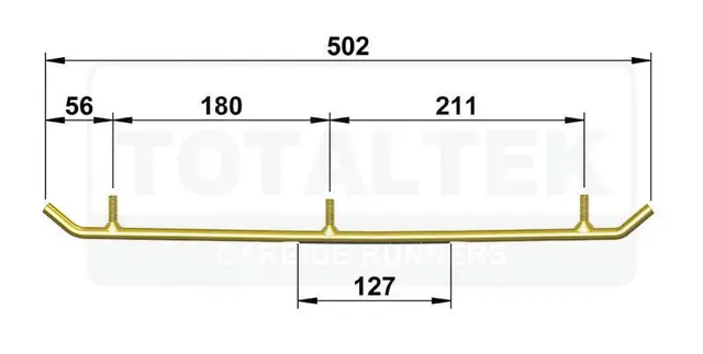Totaltek Styreskinne - Yamaha Selges Parvis, Koromant, Sport 