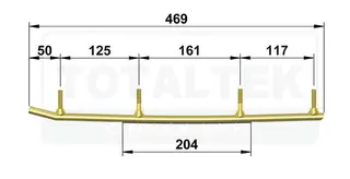 Styreskinne Totaltek  Yamaha Original Yamaha del