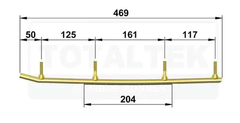 Styreskinne Totaltek  Yamaha Original Yamaha del