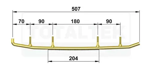 Totaltek Styreskinne - Yamaha Selges Parvis, Koromant, Racing
