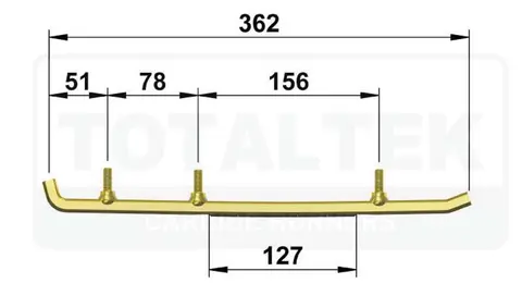 Totaltek Styreskinne - Yamaha Selges Parvis, Koromant, Utility