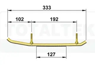 Totaltek Styreskinne - Yamaha Selges Parvis, Koromant, Utility