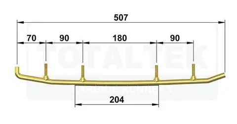 Totaltek Styreskinne - Yamaha Selges Parvis, Koromant, Racing