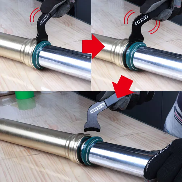 UNIT Støvtetningsfjerner Verktøy for overhaling av framgaffel 