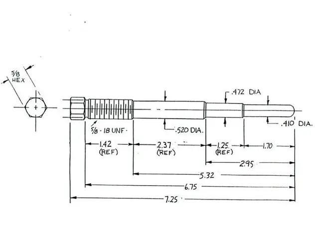Avdrager Ski-Doo - 5/8" Alle modeller t.o.m. 1985 5/8x 18 N.F. 