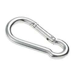 Karabinkrok, kraftig type 10 cm lang