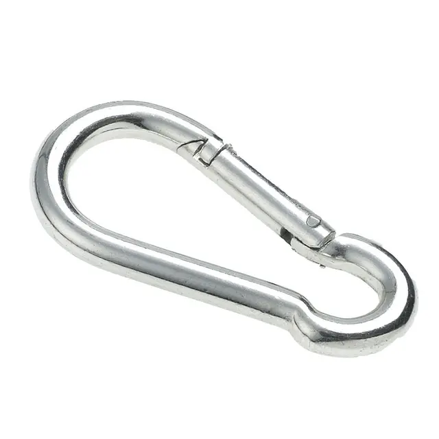 Karabinkrok, kraftig type 10 cm lang 